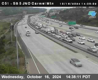 SB 5 at Carmel Mountain Rd.