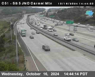 SB 5 at Carmel Mountain Rd.