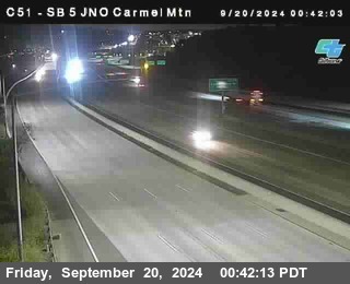 SB 5 at Carmel Mountain Rd.