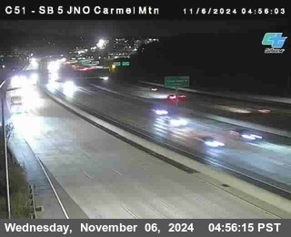 SB 5 at Carmel Mountain Rd.