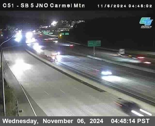 SB 5 at Carmel Mountain Rd.