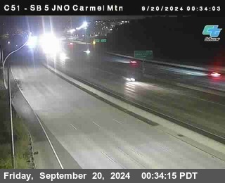 SB 5 at Carmel Mountain Rd.