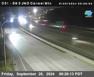 SB 5 at Carmel Mountain Rd.