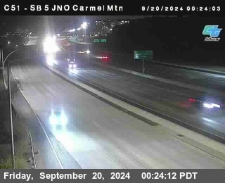 SB 5 at Carmel Mountain Rd.