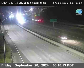 SB 5 at Carmel Mountain Rd.