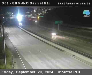 SB 5 at Carmel Mountain Rd.