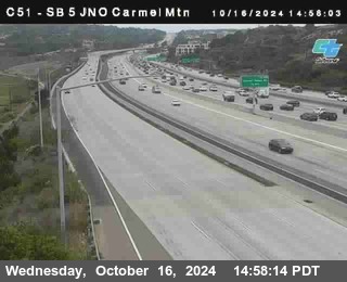 SB 5 at Carmel Mountain Rd.