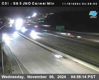 SB 5 at Carmel Mountain Rd.