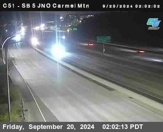 SB 5 at Carmel Mountain Rd.