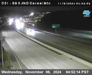 SB 5 at Carmel Mountain Rd.