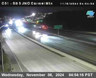 SB 5 at Carmel Mountain Rd.