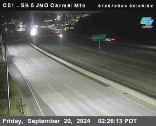 SB 5 at Carmel Mountain Rd.