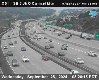 SB 5 at Carmel Mountain Rd.