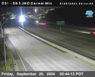 SB 5 at Carmel Mountain Rd.