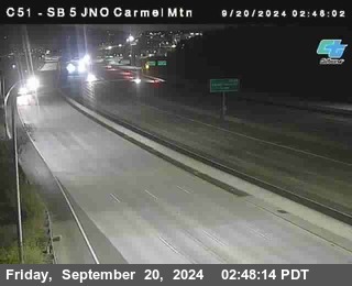 SB 5 at Carmel Mountain Rd.