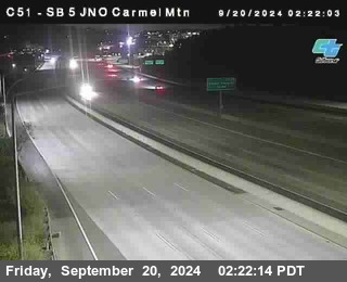 SB 5 at Carmel Mountain Rd.