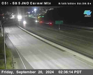 SB 5 at Carmel Mountain Rd.