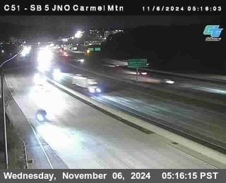 SB 5 at Carmel Mountain Rd.