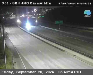 SB 5 at Carmel Mountain Rd.