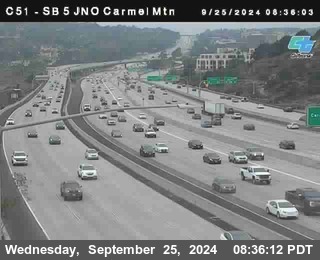 SB 5 at Carmel Mountain Rd.