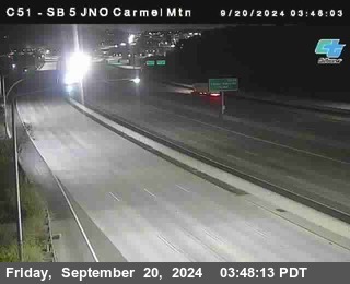 SB 5 at Carmel Mountain Rd.