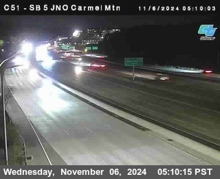 SB 5 at Carmel Mountain Rd.