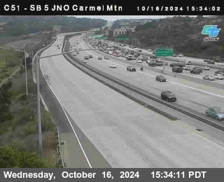 SB 5 at Carmel Mountain Rd.