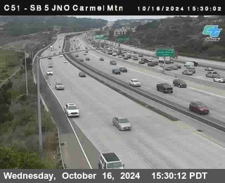 SB 5 at Carmel Mountain Rd.