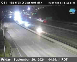 SB 5 at Carmel Mountain Rd.