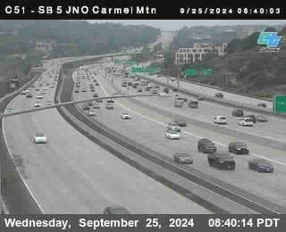 SB 5 at Carmel Mountain Rd.