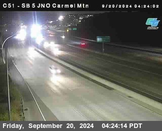 SB 5 at Carmel Mountain Rd.