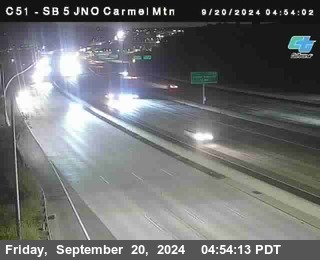 SB 5 at Carmel Mountain Rd.