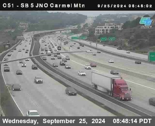 SB 5 at Carmel Mountain Rd.