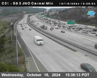 SB 5 at Carmel Mountain Rd.