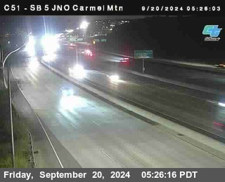 SB 5 at Carmel Mountain Rd.