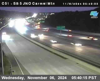 SB 5 at Carmel Mountain Rd.