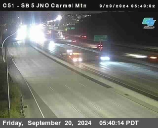 SB 5 at Carmel Mountain Rd.