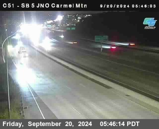 SB 5 at Carmel Mountain Rd.