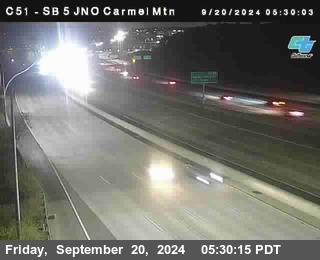 SB 5 at Carmel Mountain Rd.