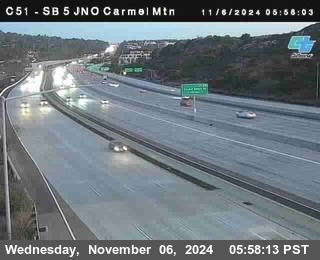 SB 5 at Carmel Mountain Rd.