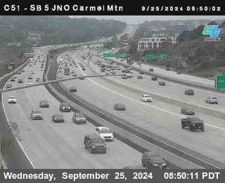 SB 5 at Carmel Mountain Rd.