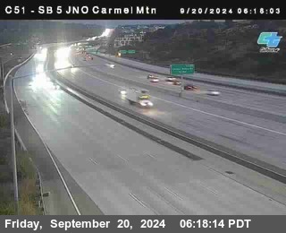 SB 5 at Carmel Mountain Rd.