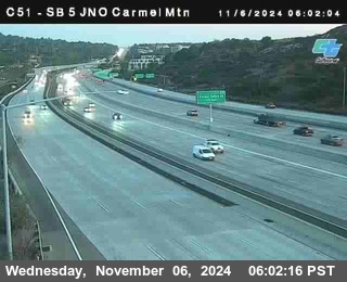 SB 5 at Carmel Mountain Rd.