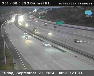 SB 5 at Carmel Mountain Rd.