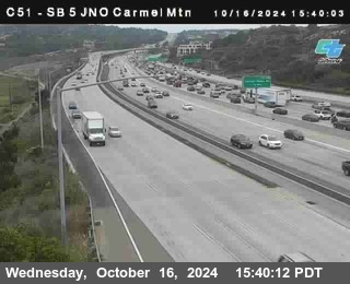 SB 5 at Carmel Mountain Rd.