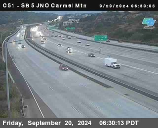 SB 5 at Carmel Mountain Rd.