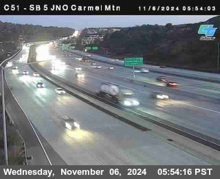 SB 5 at Carmel Mountain Rd.