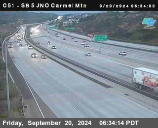 SB 5 at Carmel Mountain Rd.