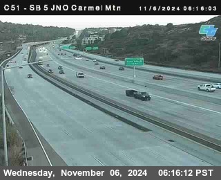 SB 5 at Carmel Mountain Rd.