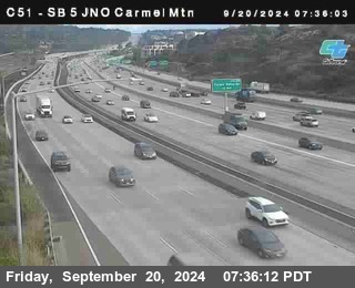 SB 5 at Carmel Mountain Rd.